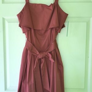 Women’s Coral Knee-high Dress